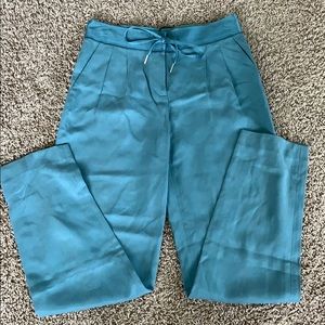 NWT Elie Tahari 100% silk trouser pants